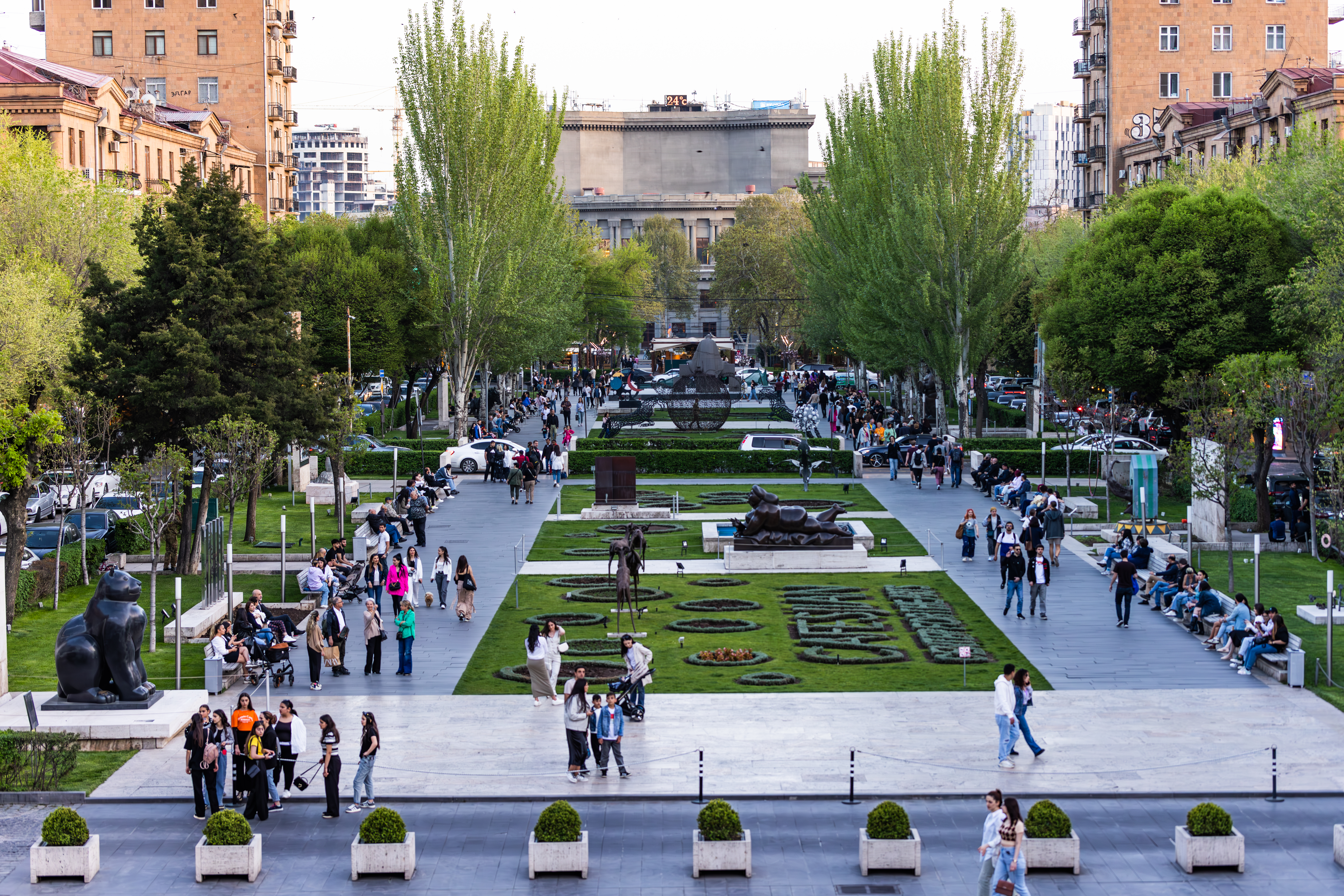 Sightseeing Tour in Yerevan, Republic square, Opera House, Cascade complex, overnight in Yerevan
